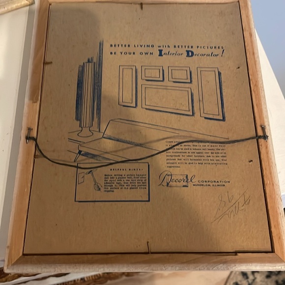 Very old Dutch boy & girl framed prints set of 2 -8x10/1930’s art - Picture 2 of 4